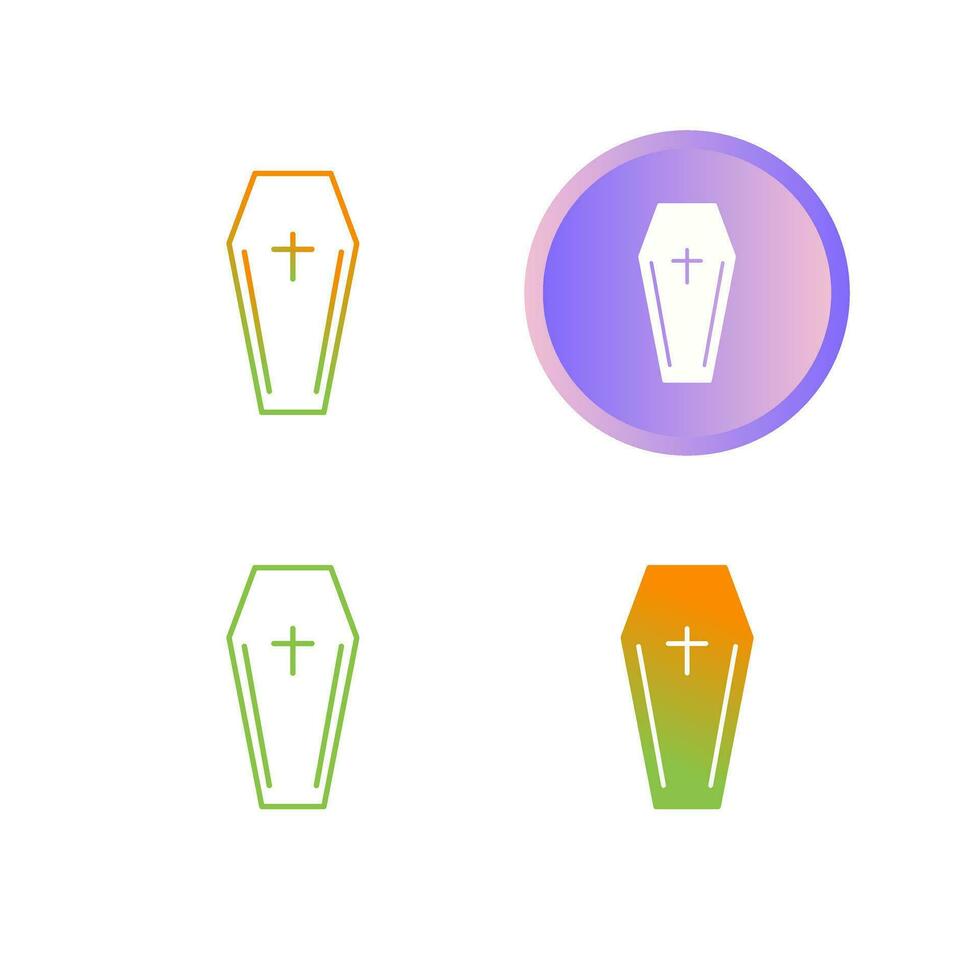 Coffin Vector Icon