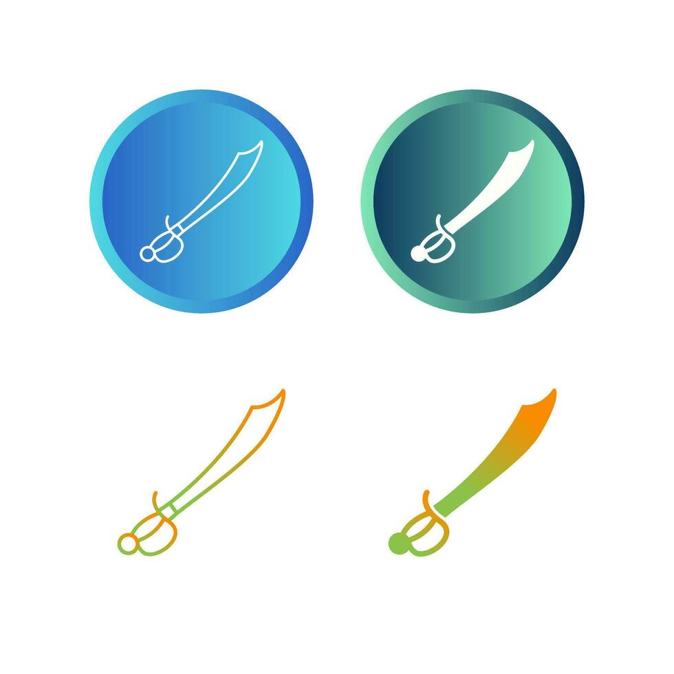 Pirate Sword Vector Icon