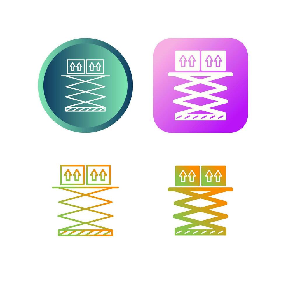 Lift Box Vector Icon