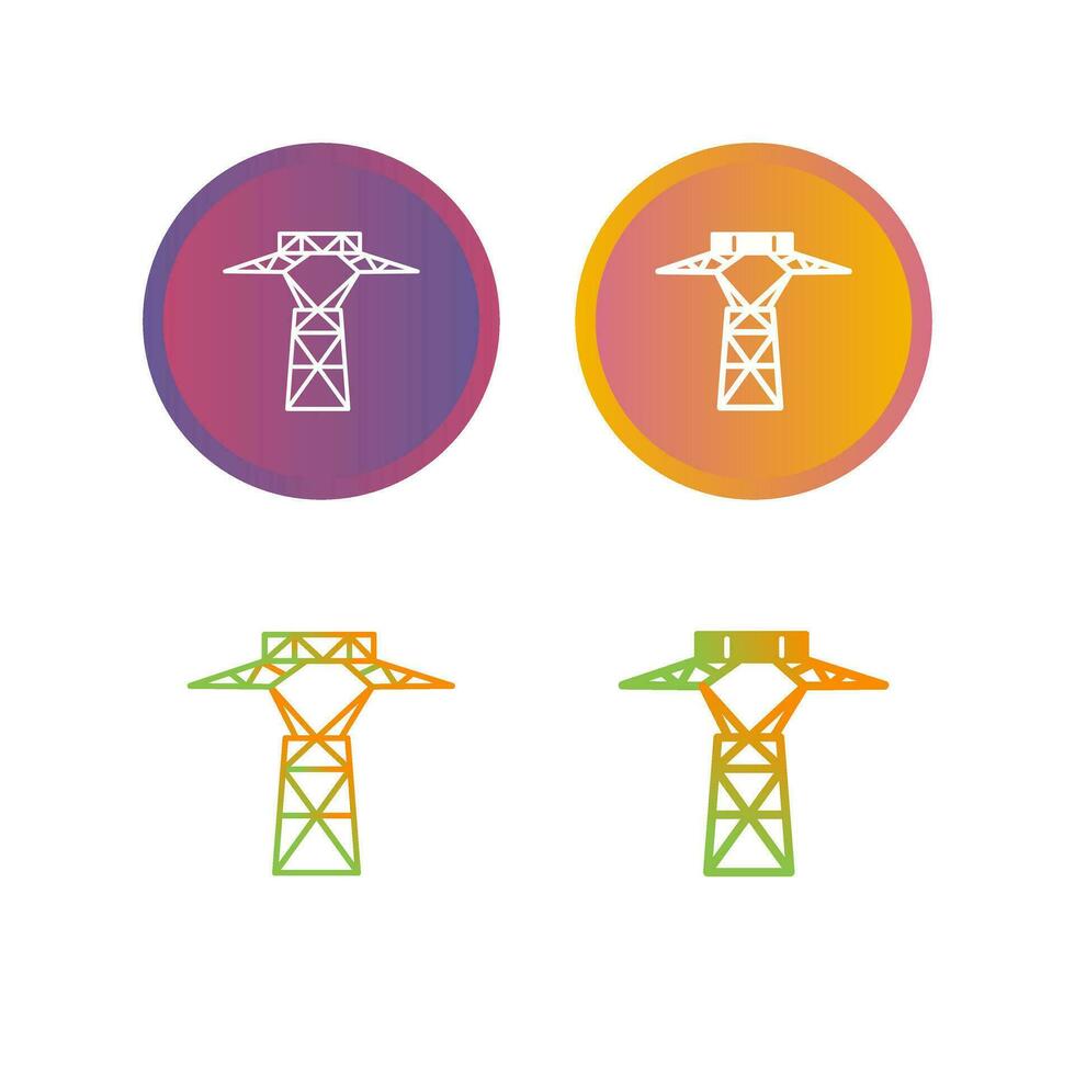 Power Line Vector Icon
