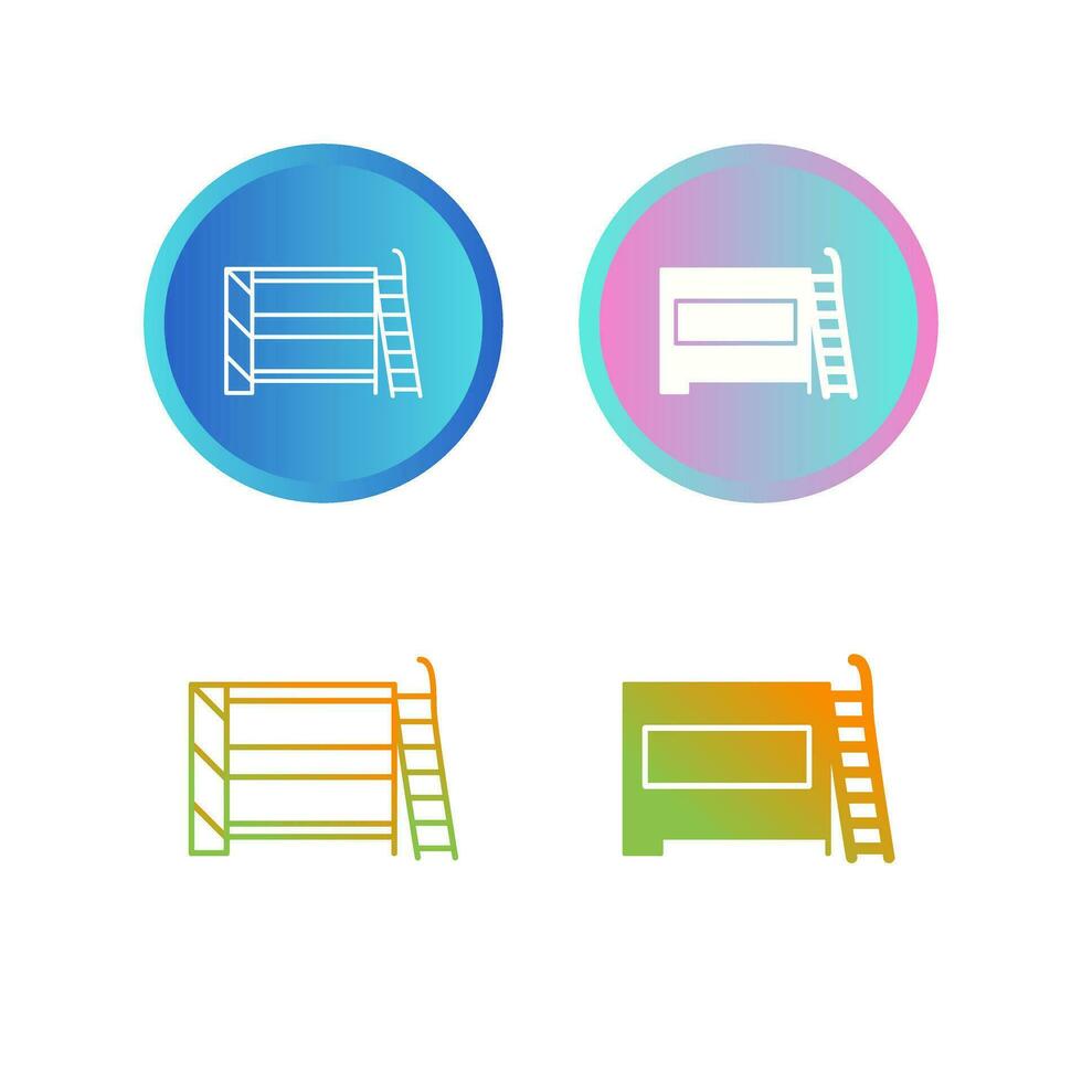 Bunk bed Vector Icon