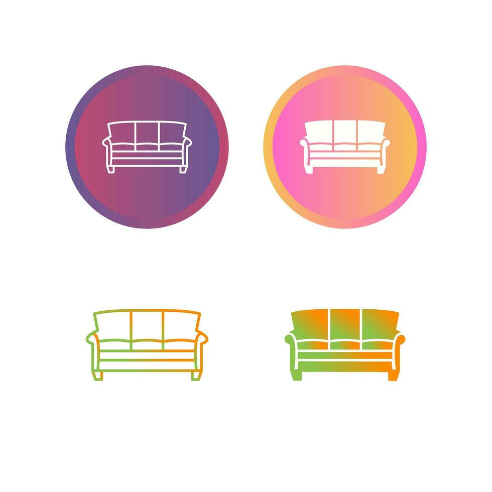 Large Sofa Vector Icon