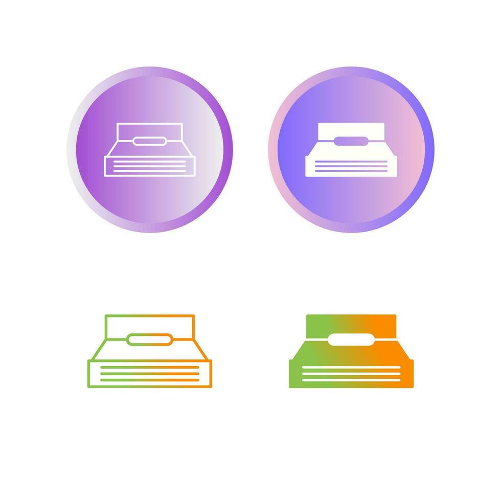 Single Bed Vector Icon