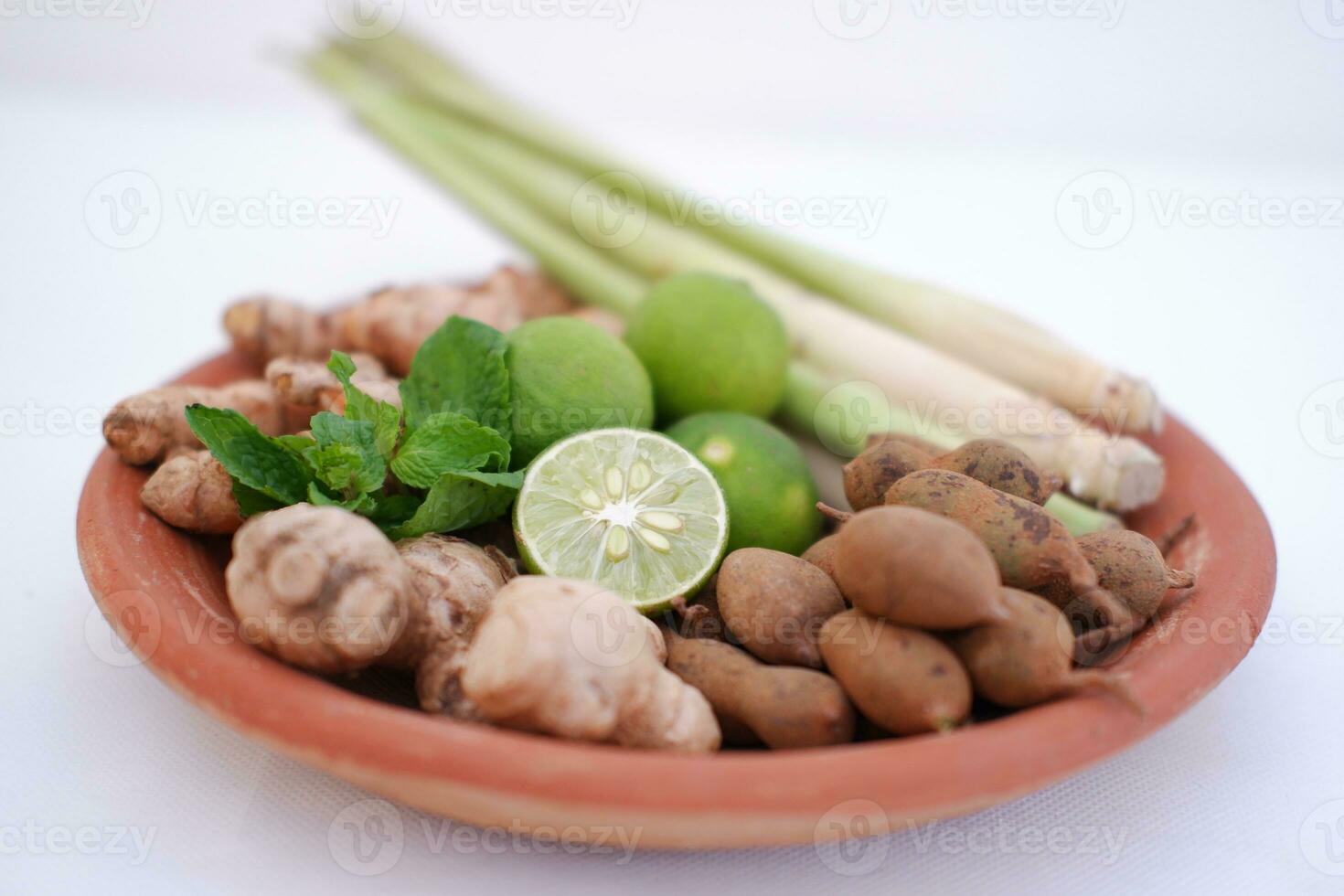 Commonly used ingredient for herbal medicine and seasoning in Southeast Asia photo