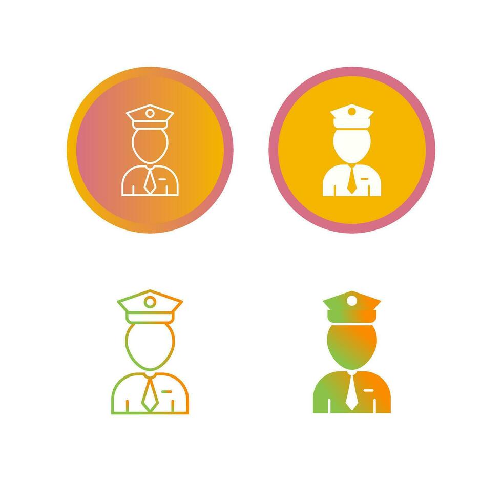 Flight Captain Vector Icon