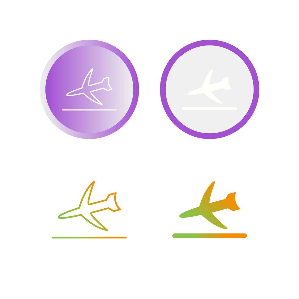 Flight Landing Vector Icon