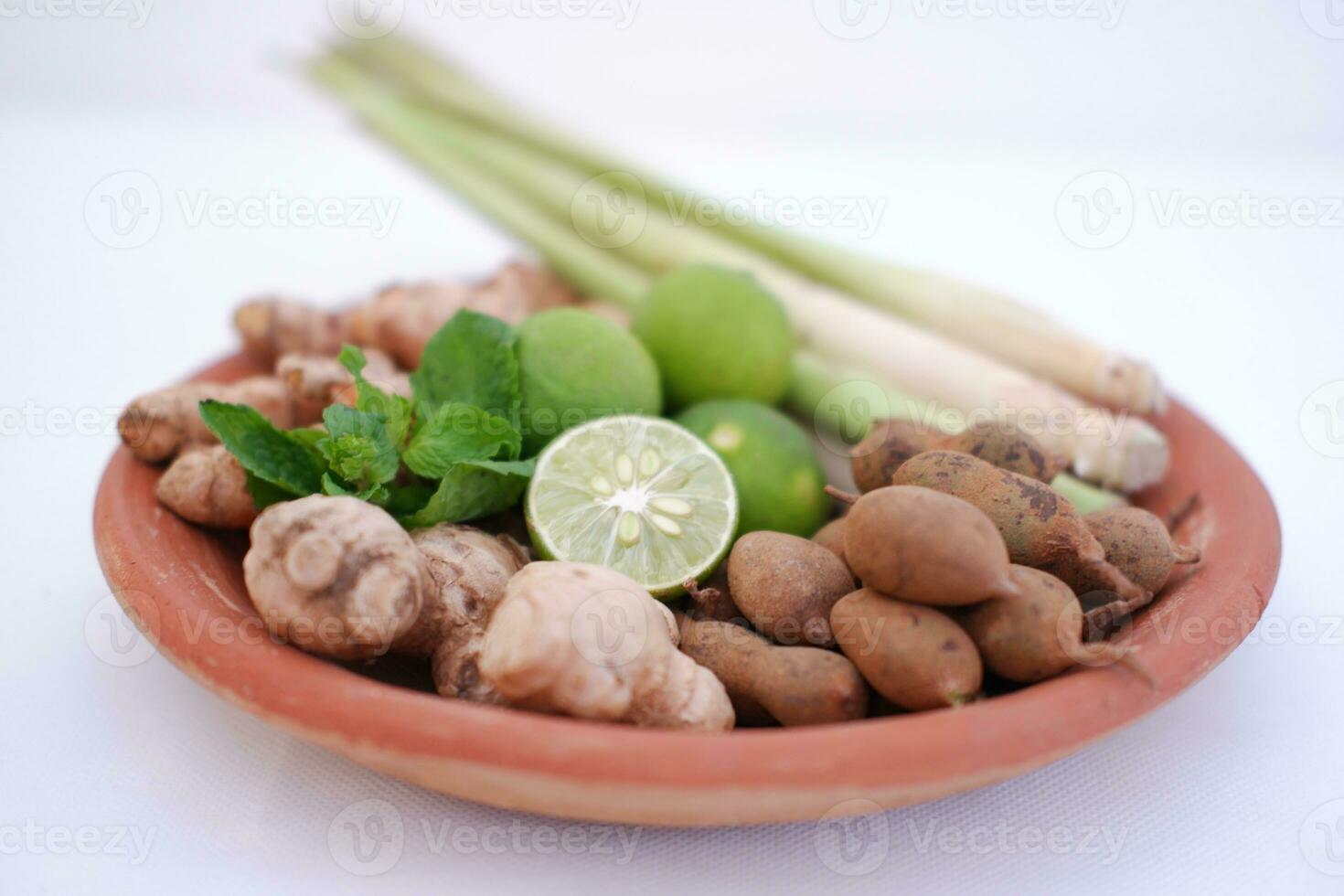 Commonly used ingredient for herbal medicine and seasoning in Southeast Asia photo