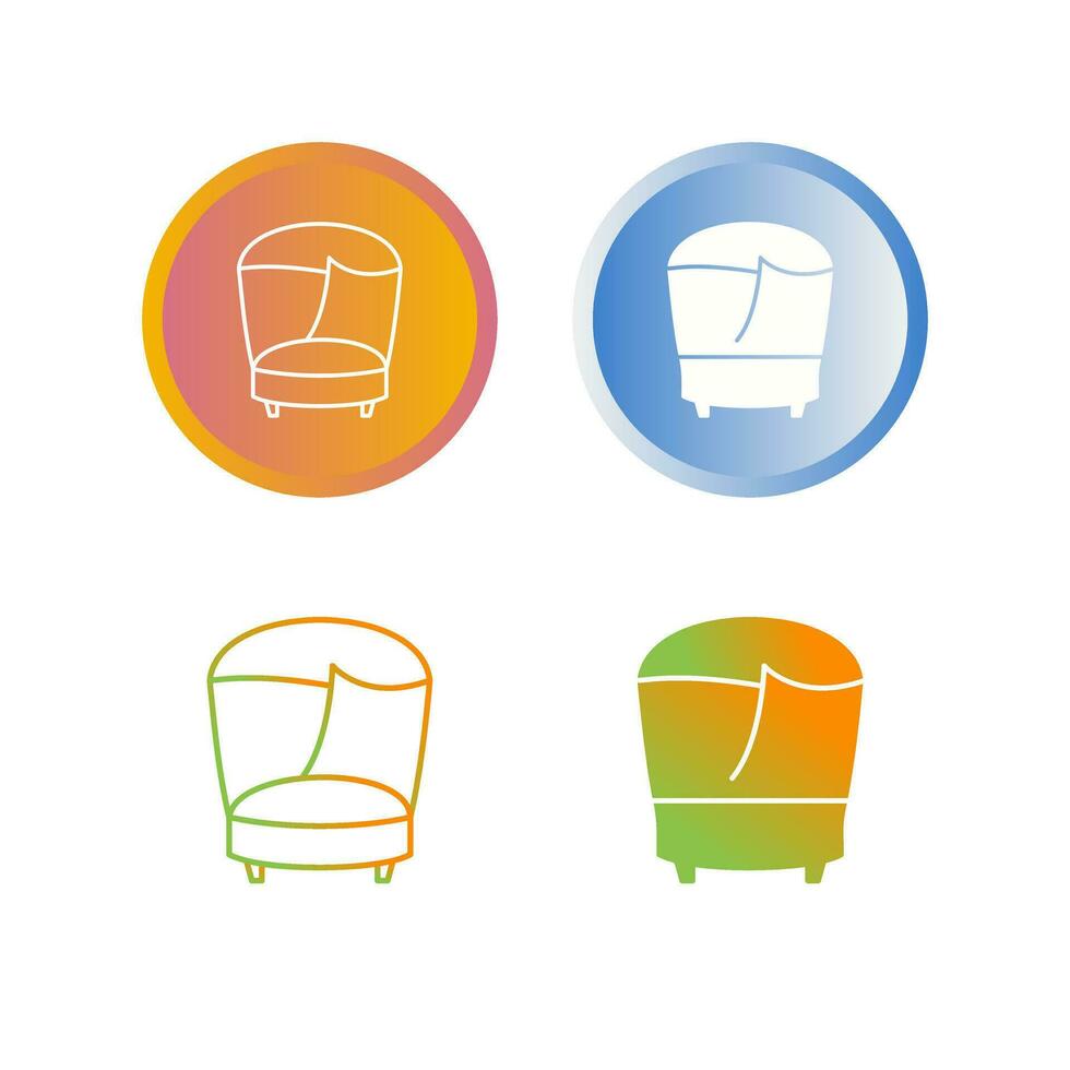 Stylish Chair Vector Icon