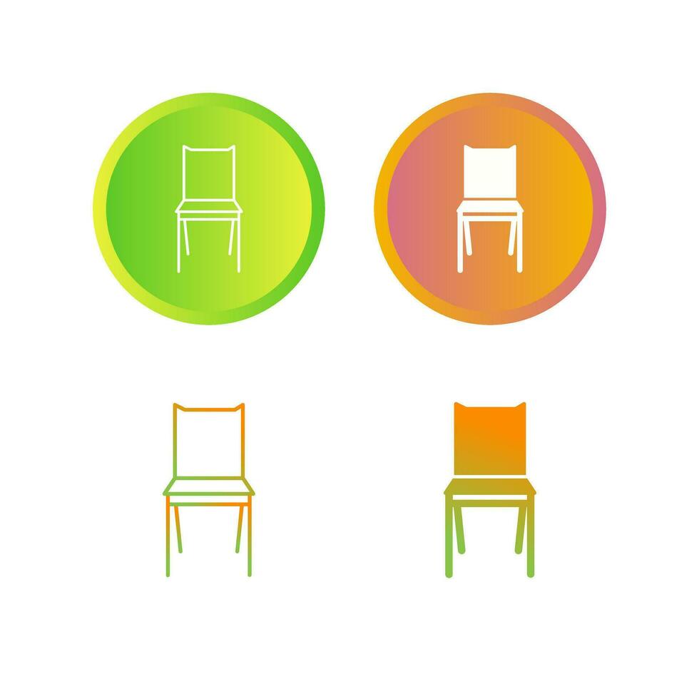 Bedroom Chair Vector Icon