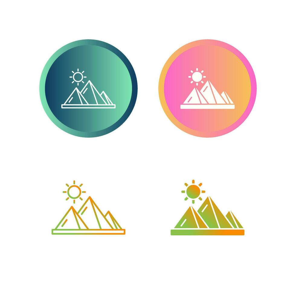 Pyramid Vector Icon