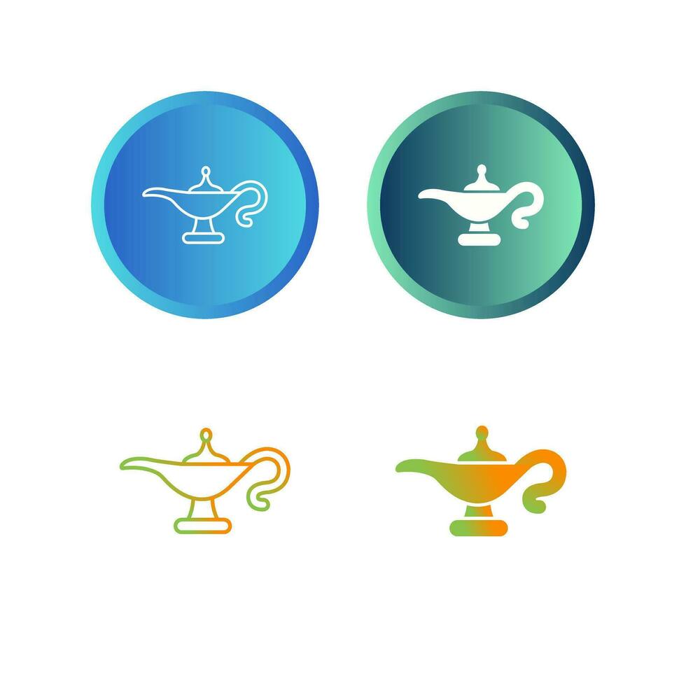 Genie Lamp Vector Icon