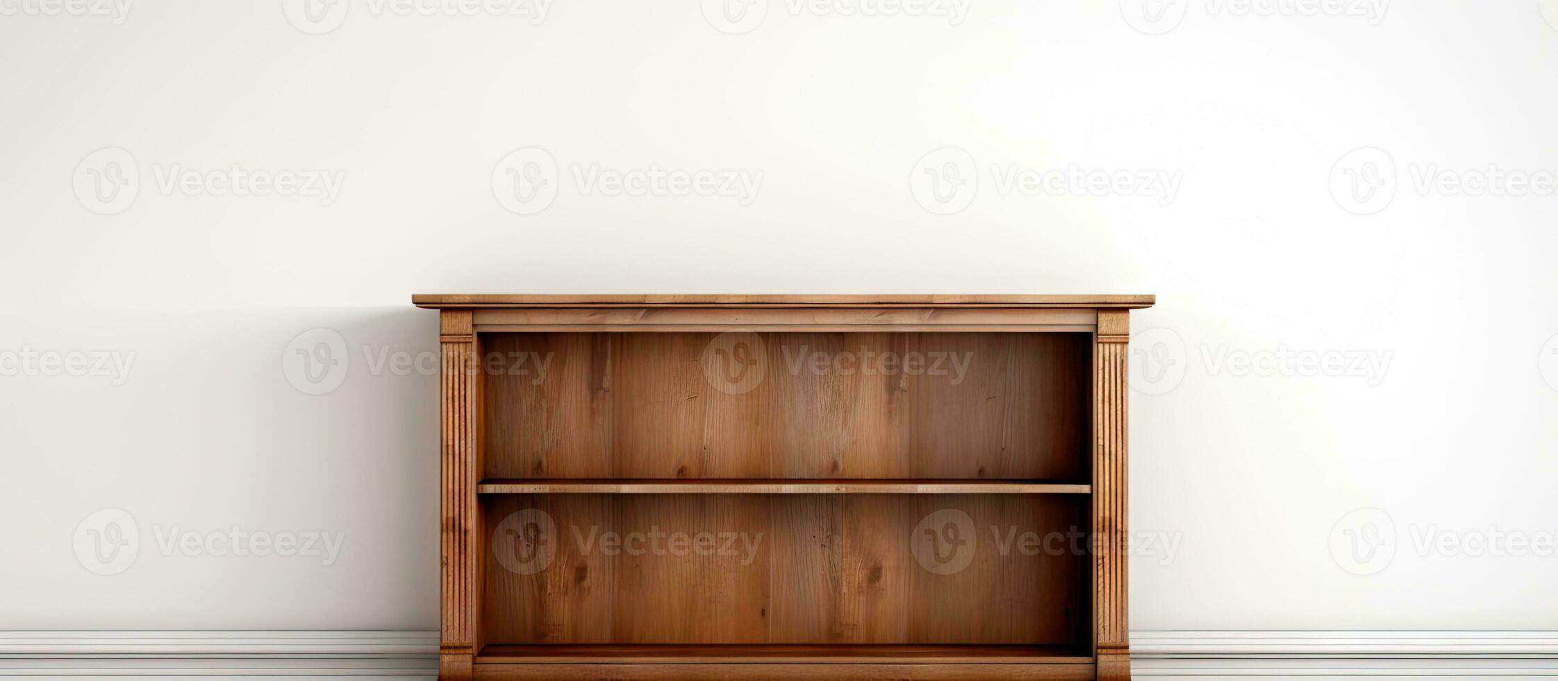 White background holding a wooden cabinet photo