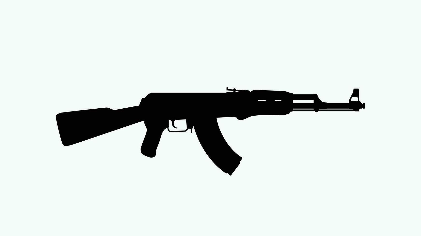 assault russian rifle vector