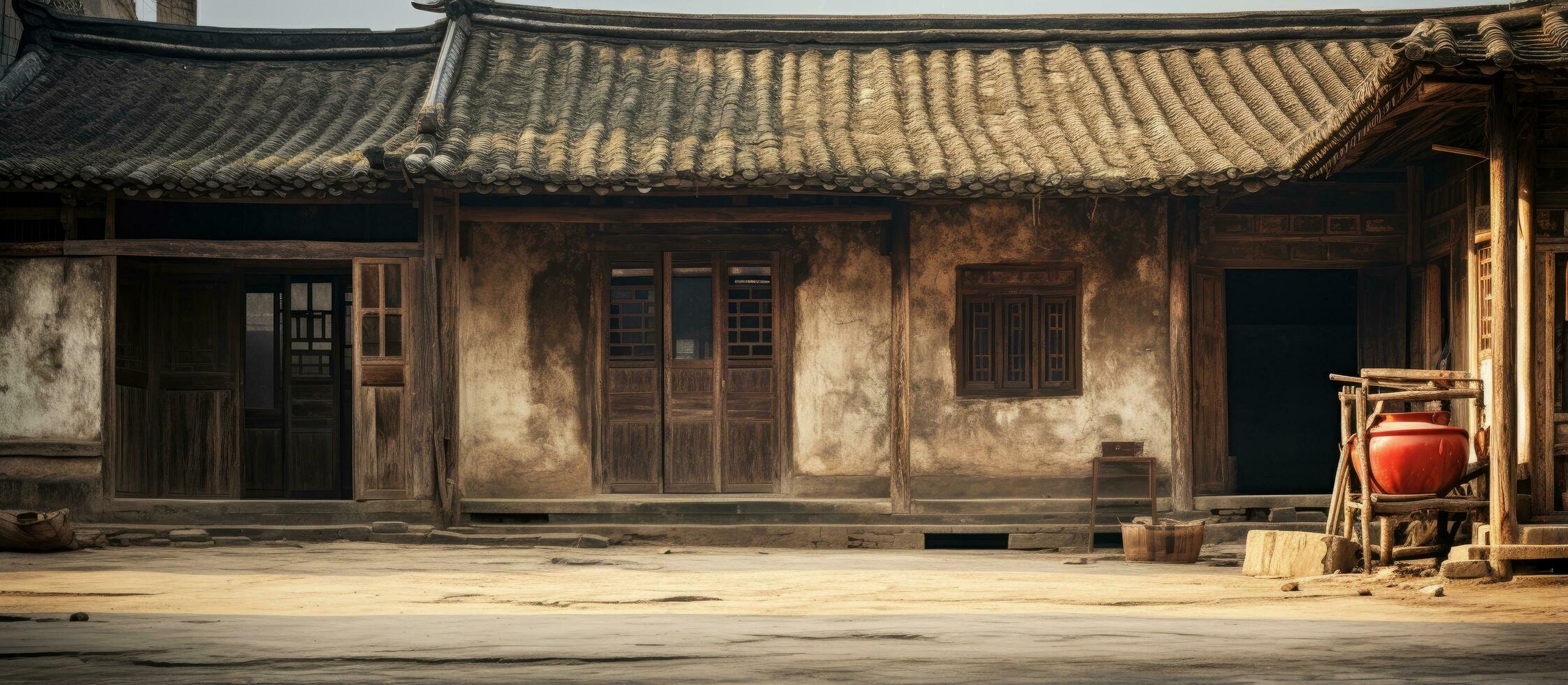 Ancient Chinese dwelling photo