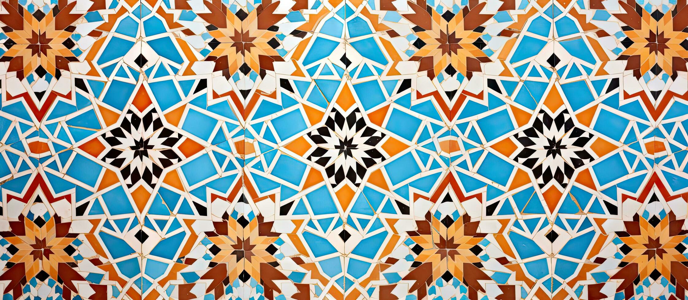 Moroccan inspired ceramic tile designs for interior and exterior home decor photo