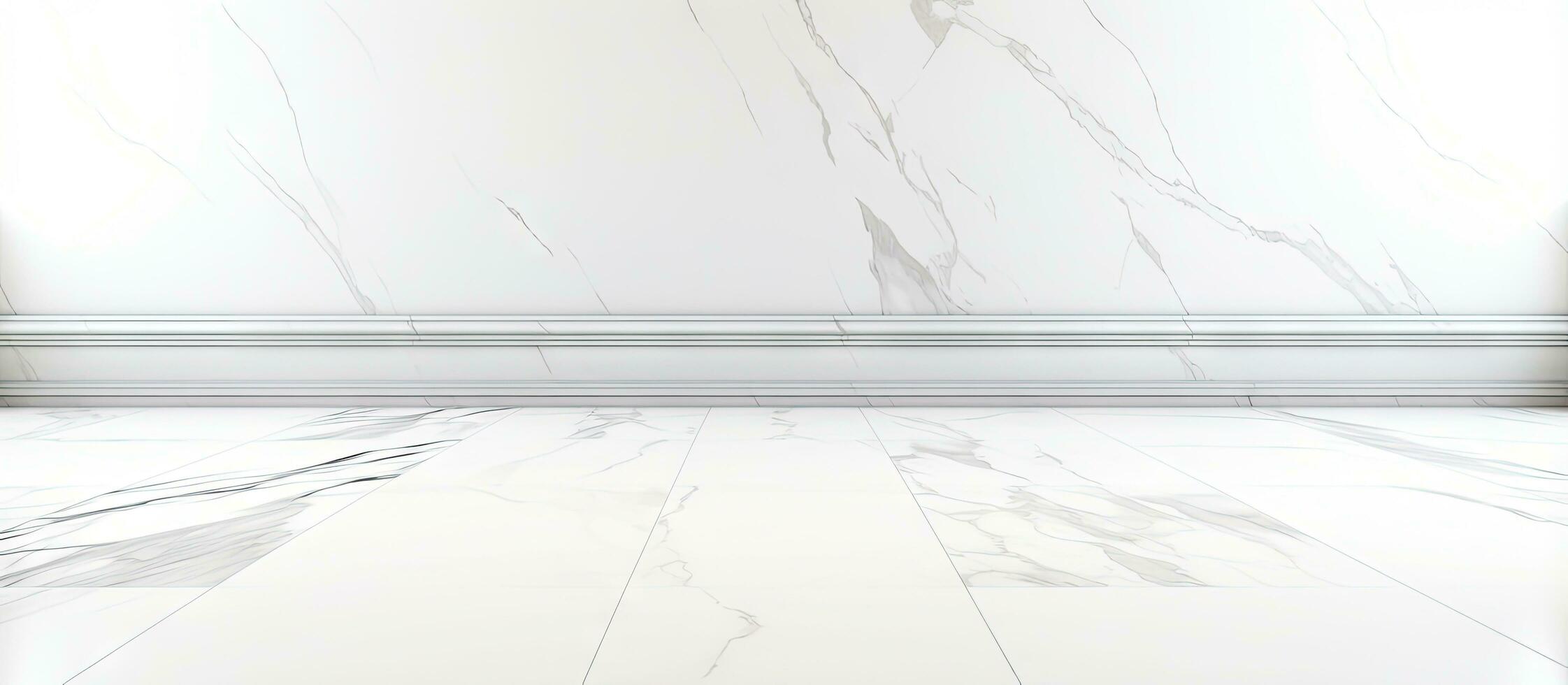 of pristine ceramic tile on white marble floor photo