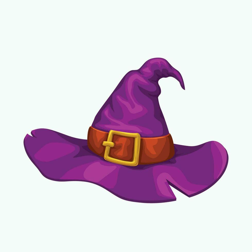 witch hat isolated vector