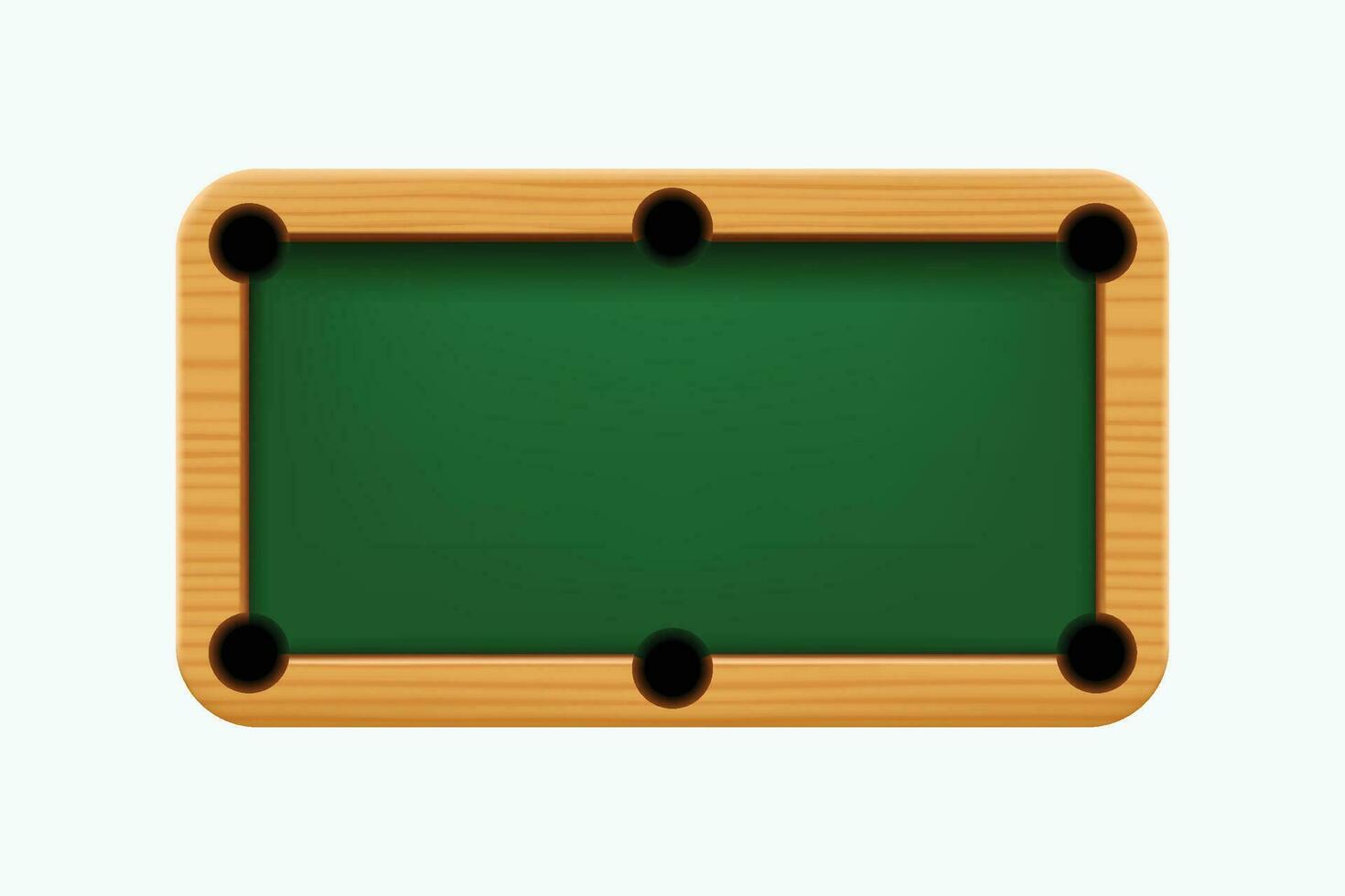 wooden billiard table 01 vector