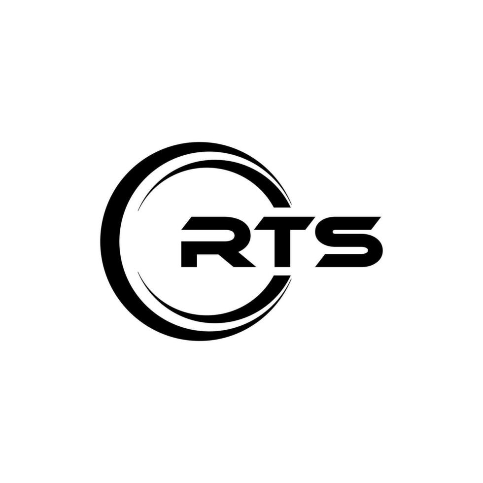 RTS Logo Design, Inspiration for a Unique Identity. Modern Elegance and Creative Design. Watermark Your Success with the Striking this Logo. vector