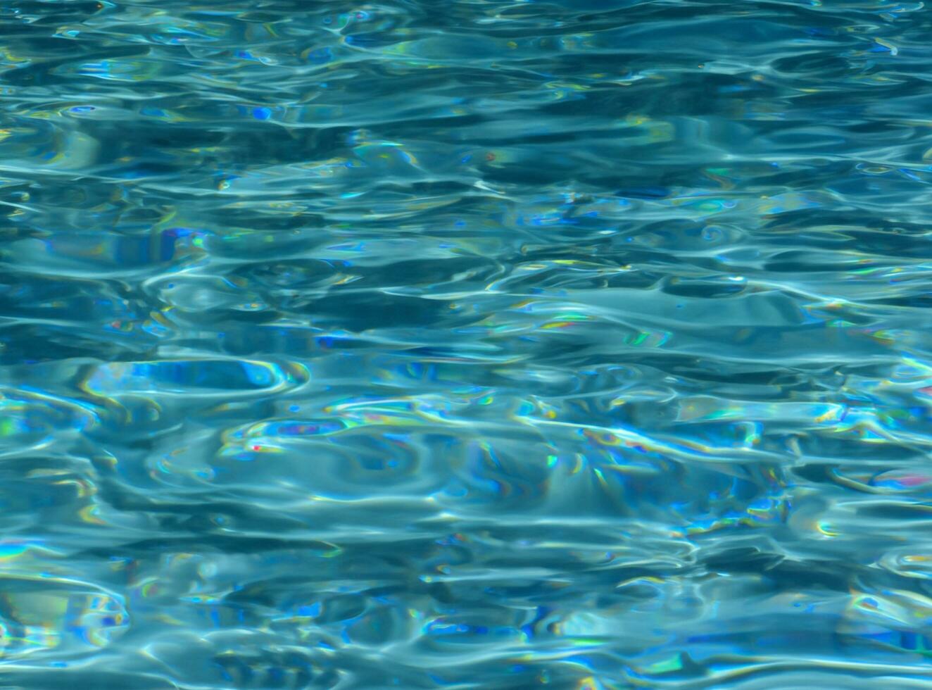 Blue water surface background photo