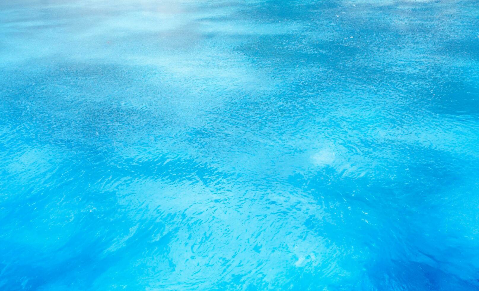 Blue water surface background photo