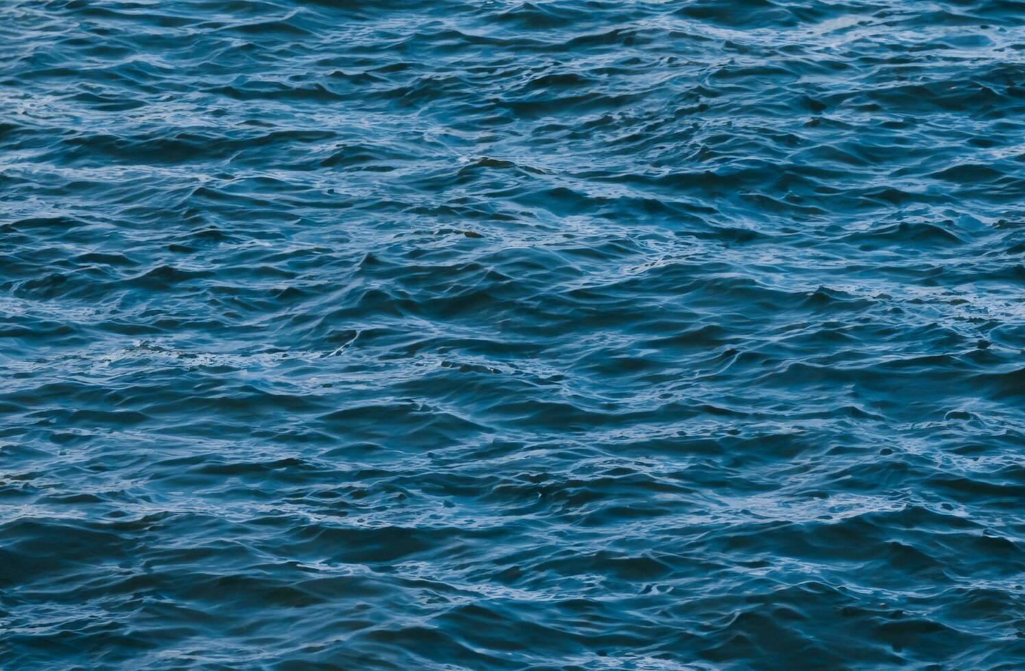 Blue water surface background photo