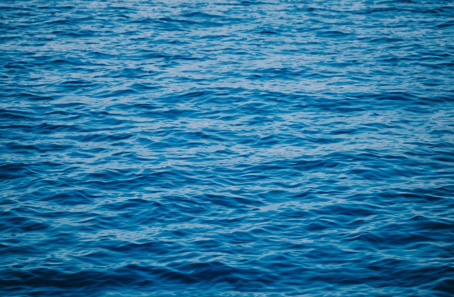 Blue water surface background photo