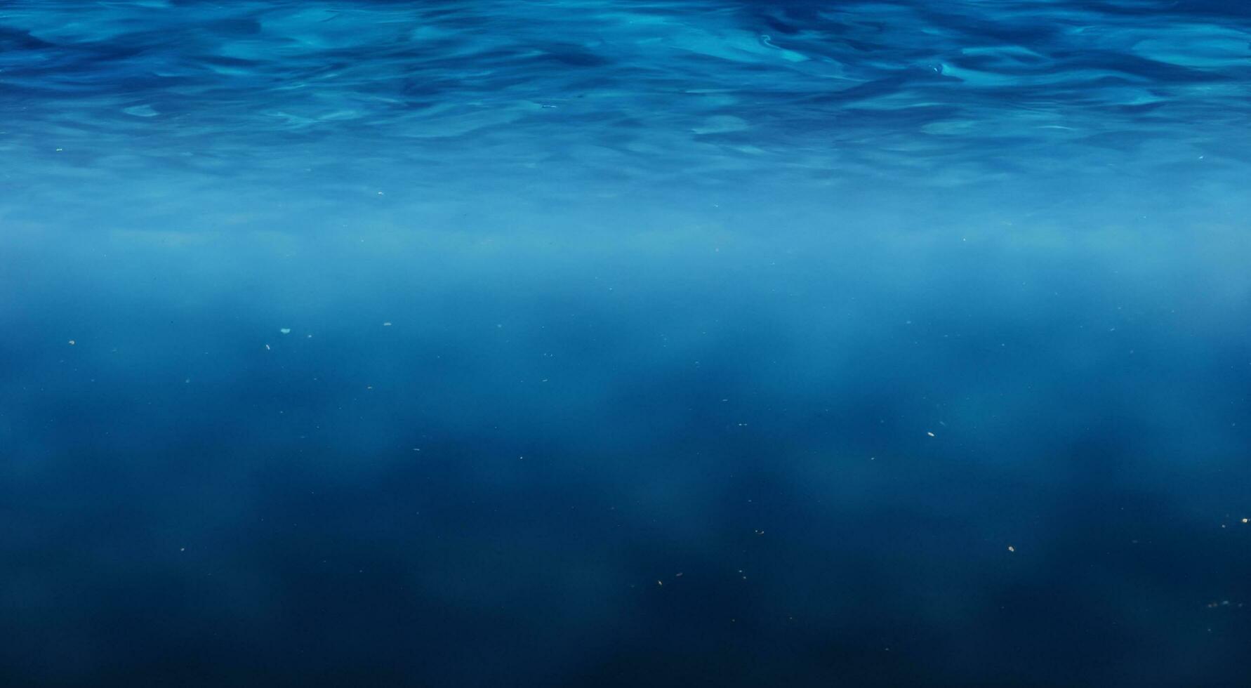 Blue water surface background photo