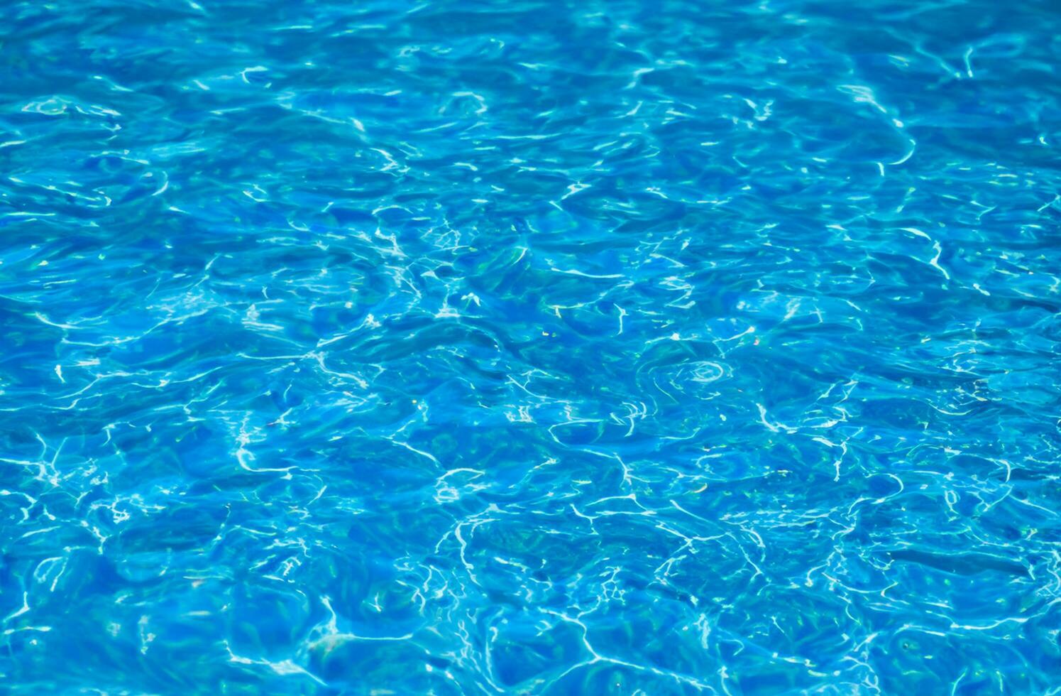 Blue water surface background photo