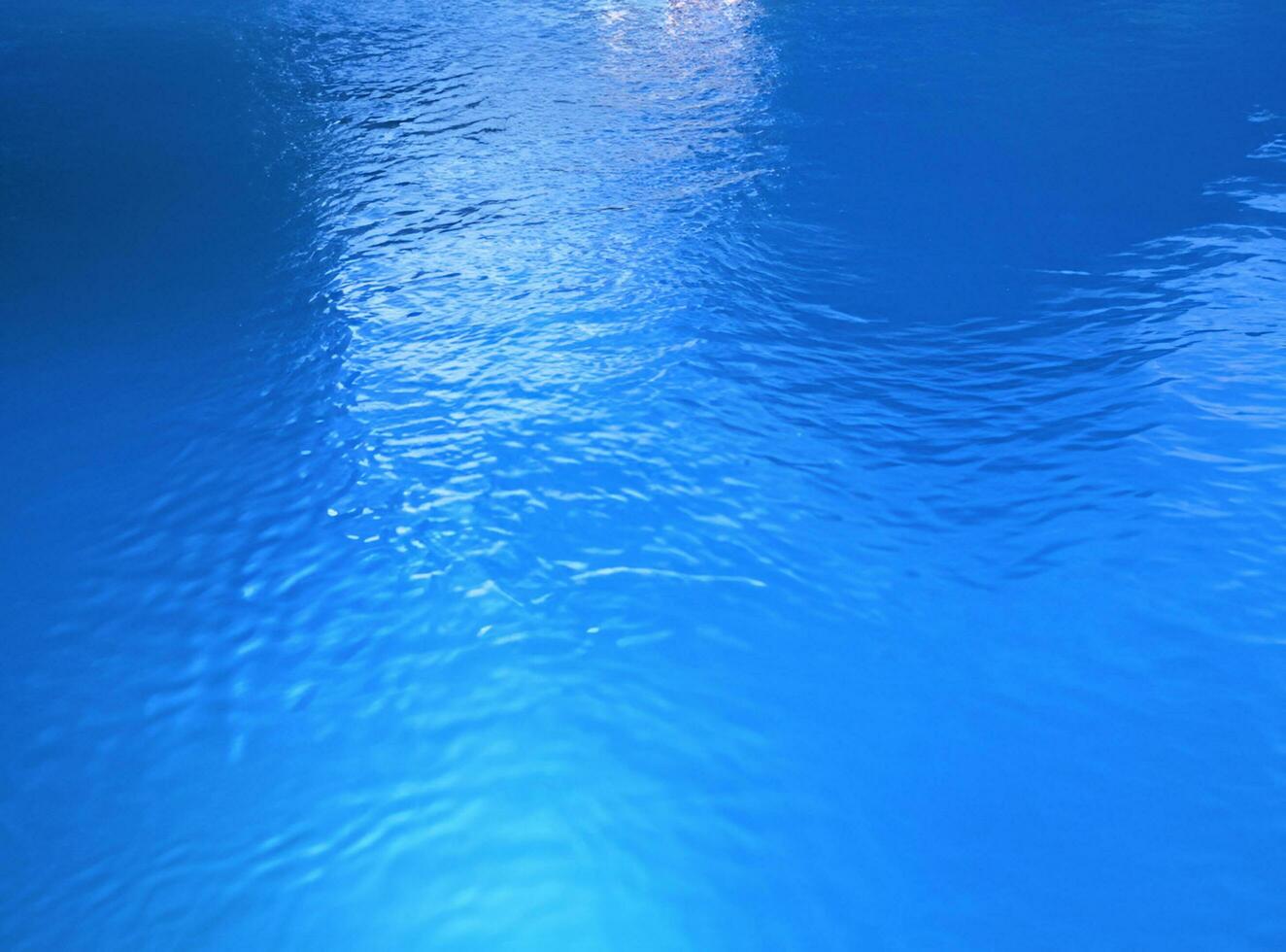 Blue water surface background photo