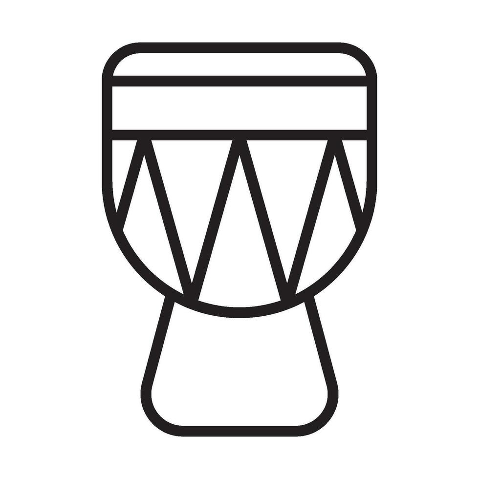 kendang icon vector