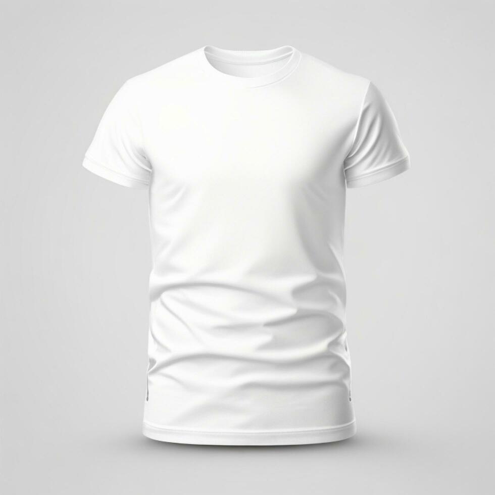 Free photo shirt mockup concept with plain clothing colorful t-shirts mockup with copy space Generate Ai