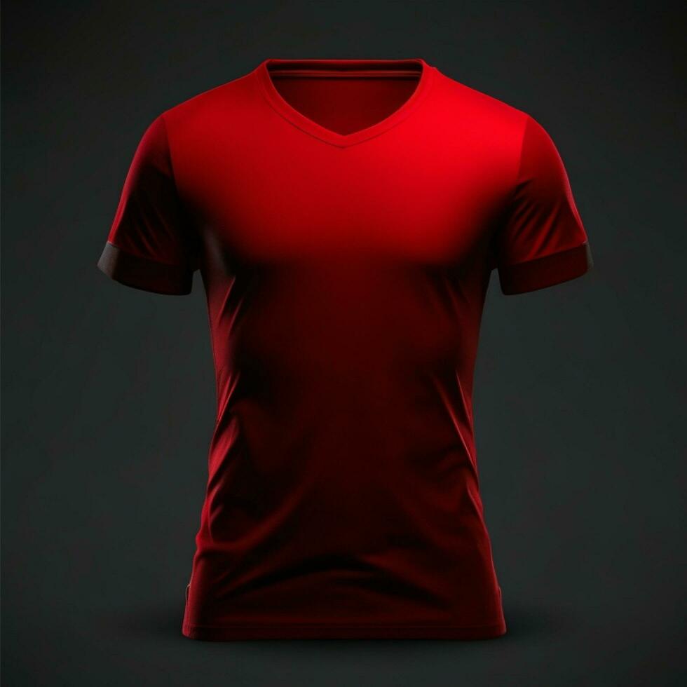 Free photo shirt mockup concept with plain clothing colorful t-shirts mockup with copy space Generate Ai