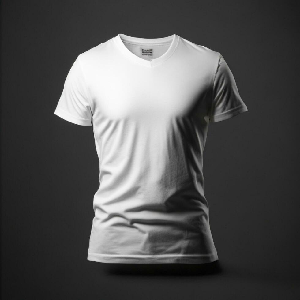 Free photo shirt mockup concept with plain clothing colorful t-shirts mockup with copy space Generate Ai