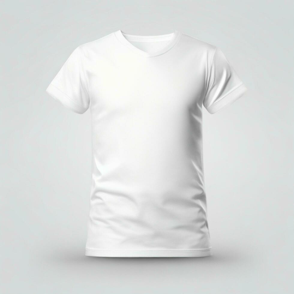 Free photo shirt mockup concept with plain clothing colorful t-shirts mockup with copy space Generate Ai