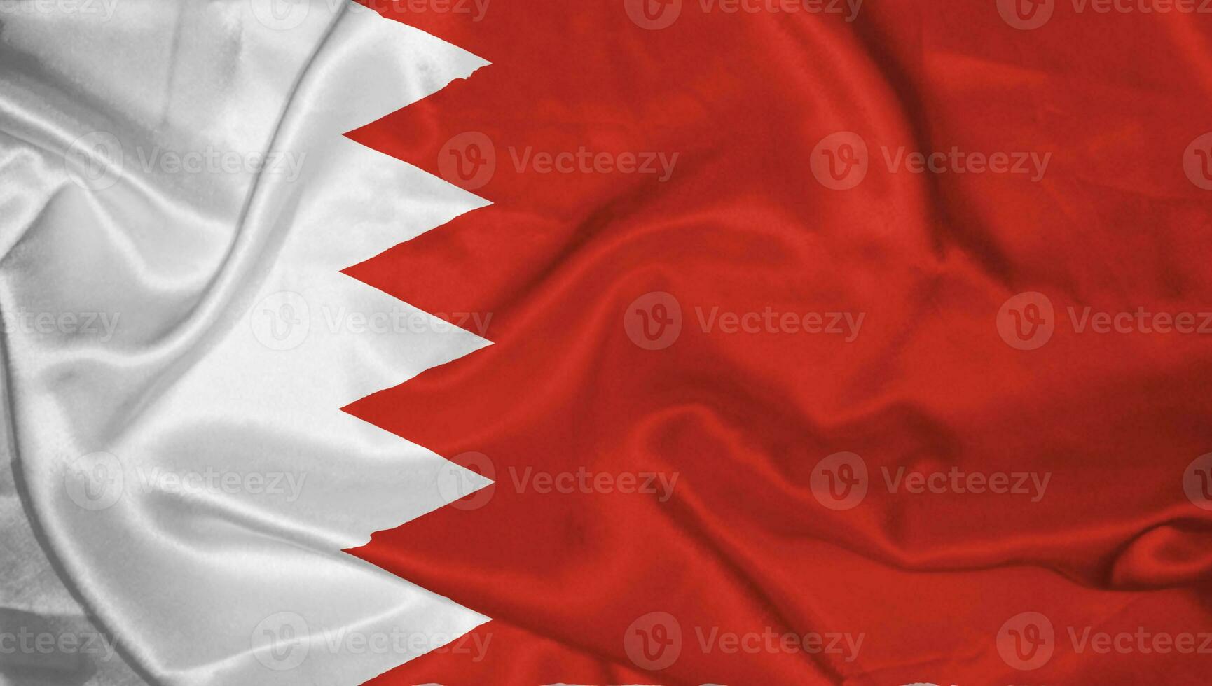 Bahrain national flag wavy satin photo