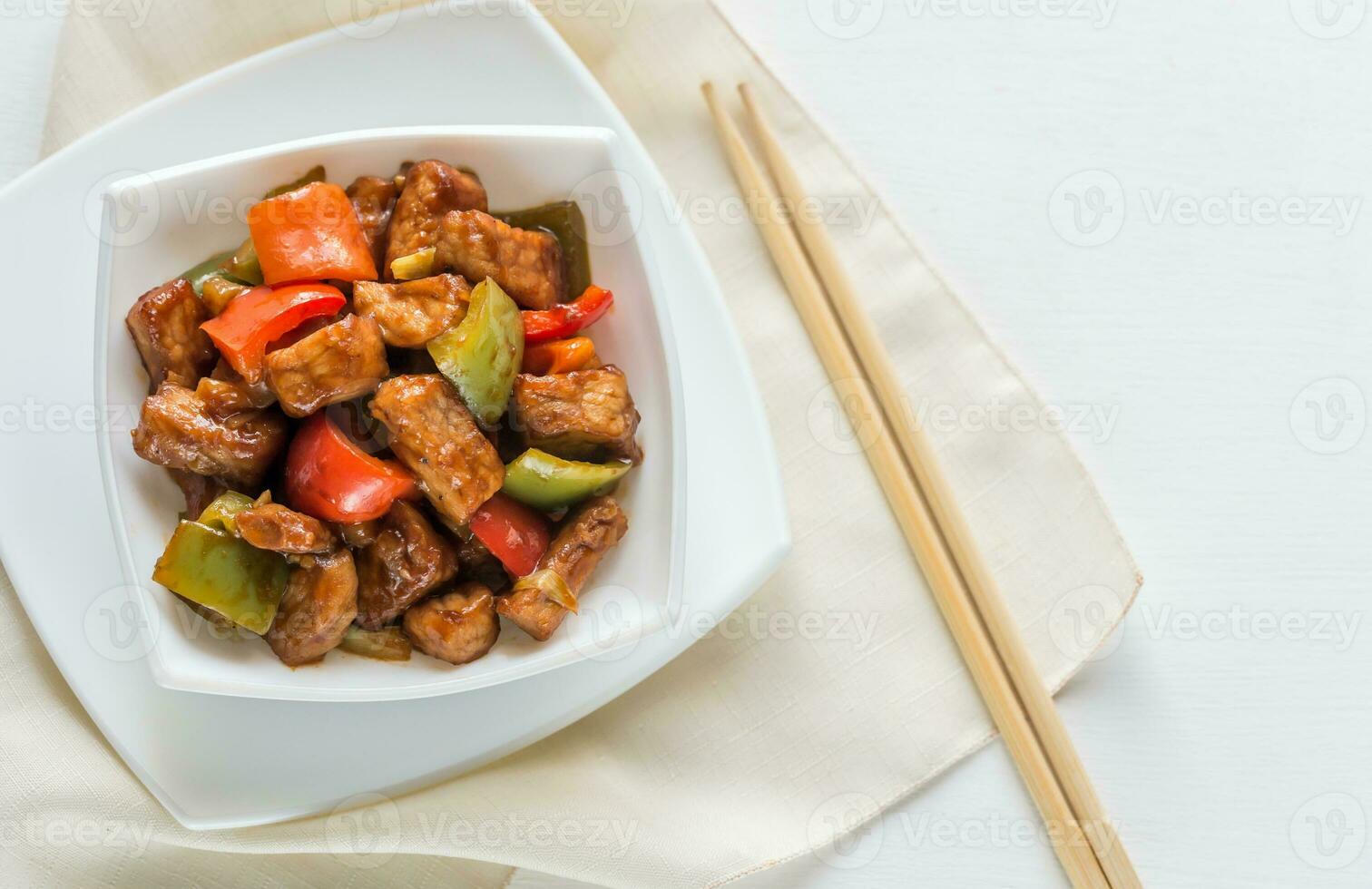 Sweet and sour pork photo