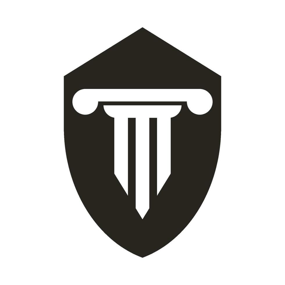 Column logo template vector