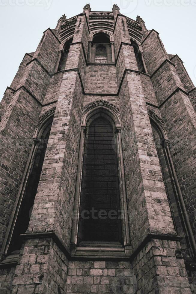 Close up from the ST Maartens Cathedral in Ypres  Belgium. photo