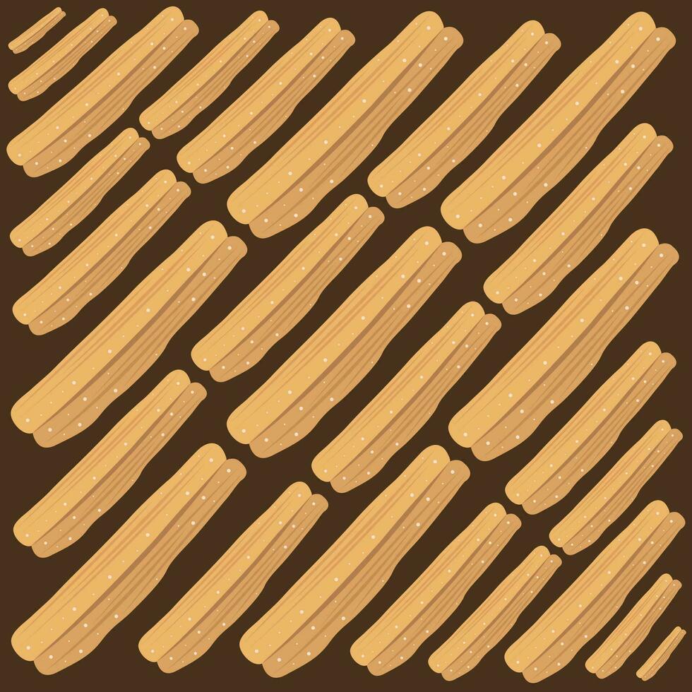 Chinese fried dough vector illustration for graphic design and decorative element