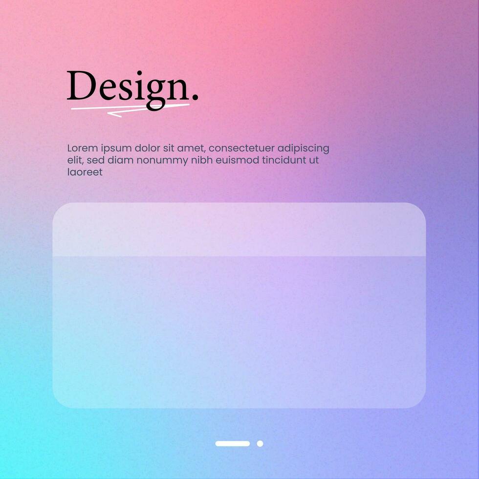Simple square gradient background. Social media template vector illustration.