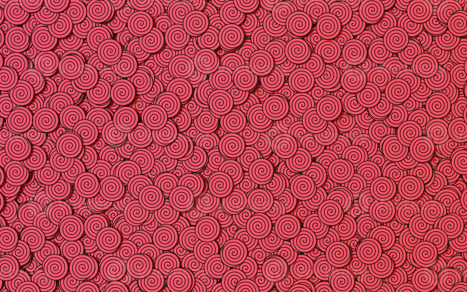 Repeating auspicious pattern, Chinese style background, 3d rendering. photo