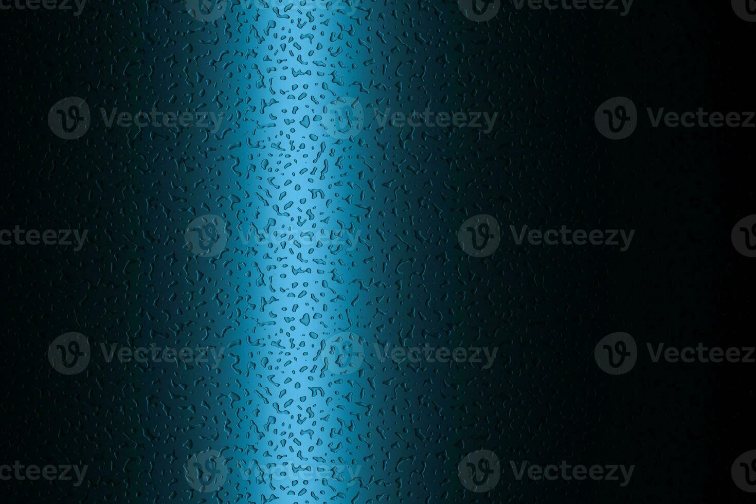 Glass with water drops on it, 3d rendering. photo