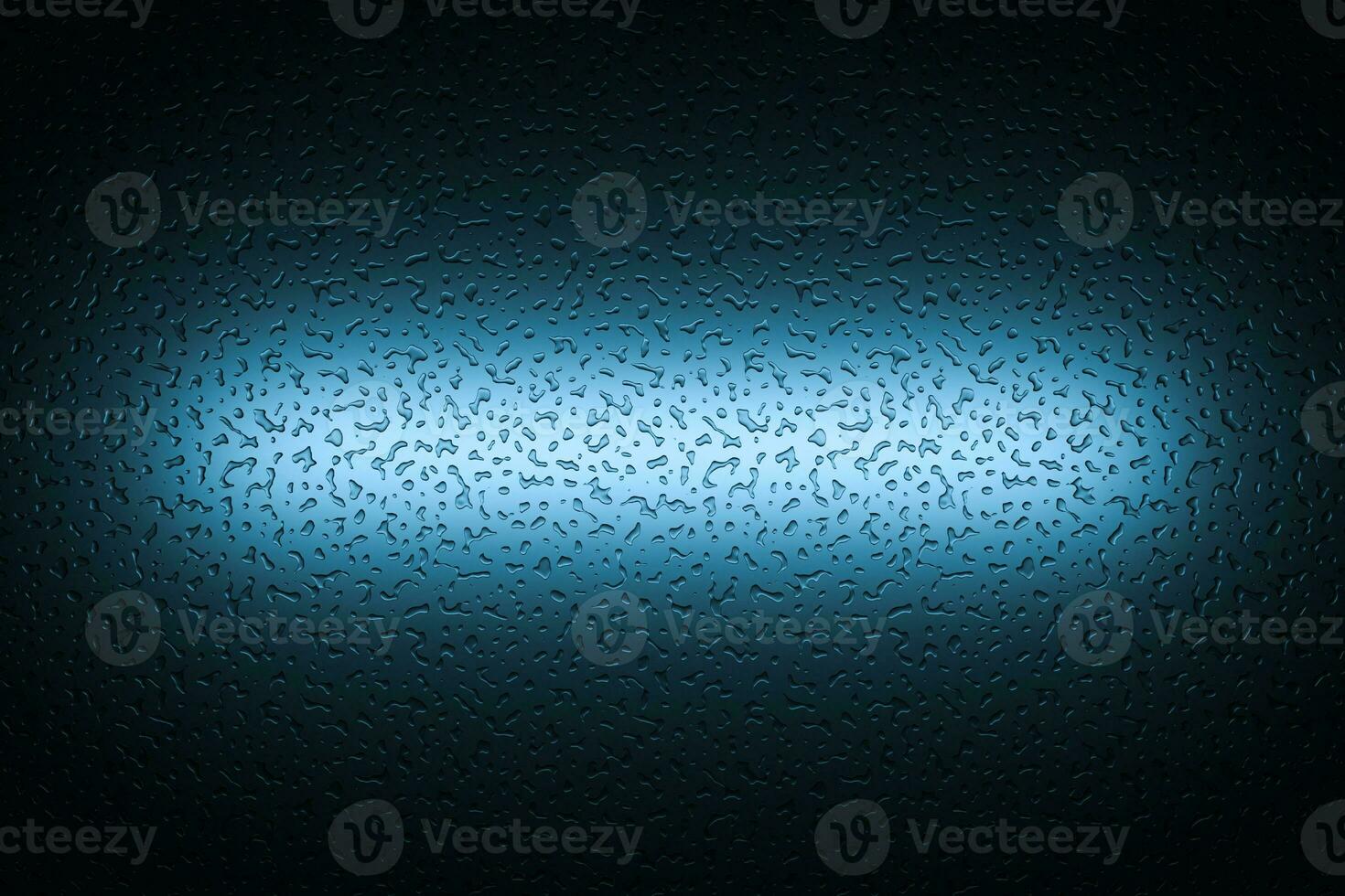 Glass with water drops on it, 3d rendering. photo