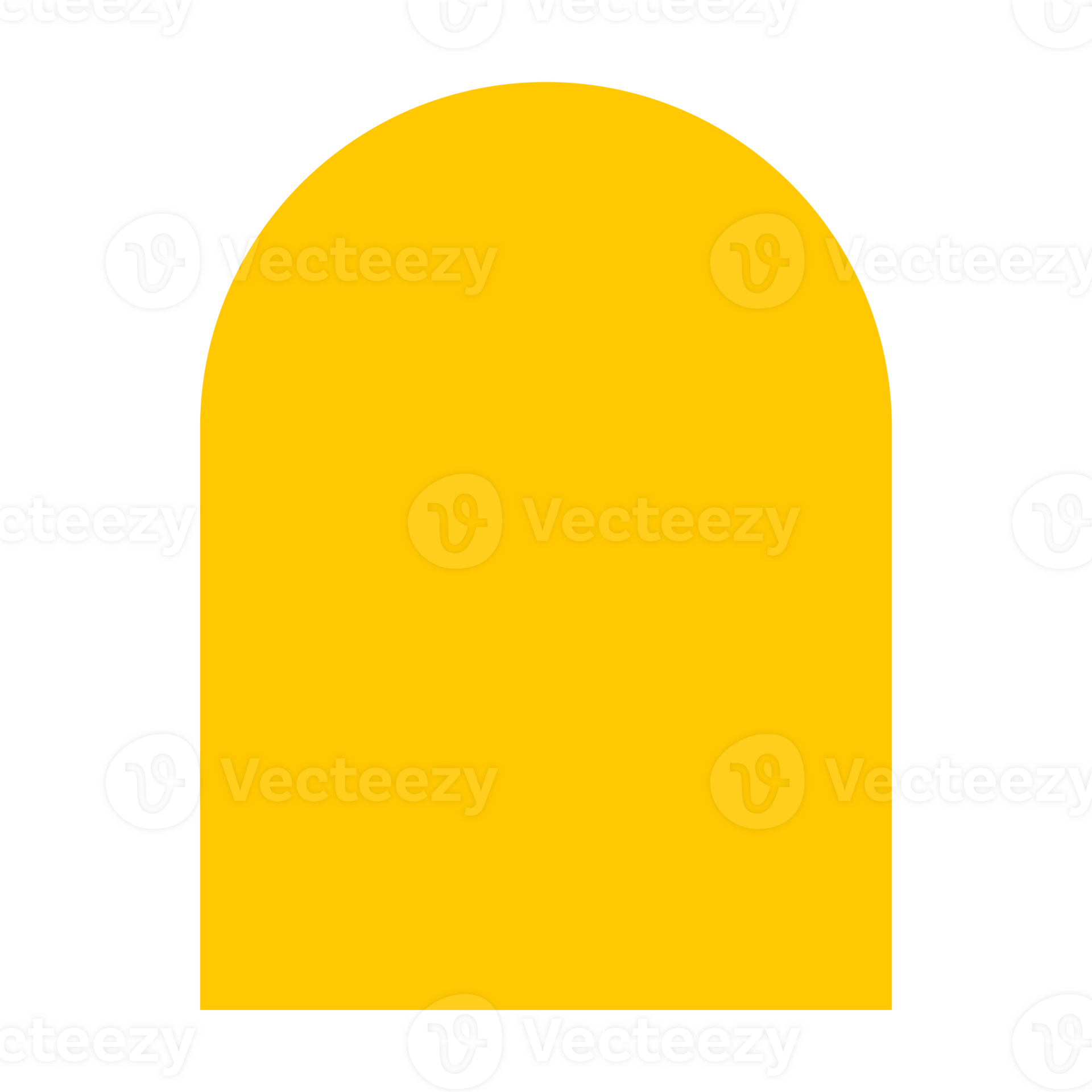 Long Arch Shape Geometric Brutalist Shape Set Fill Style 27809464 PNG