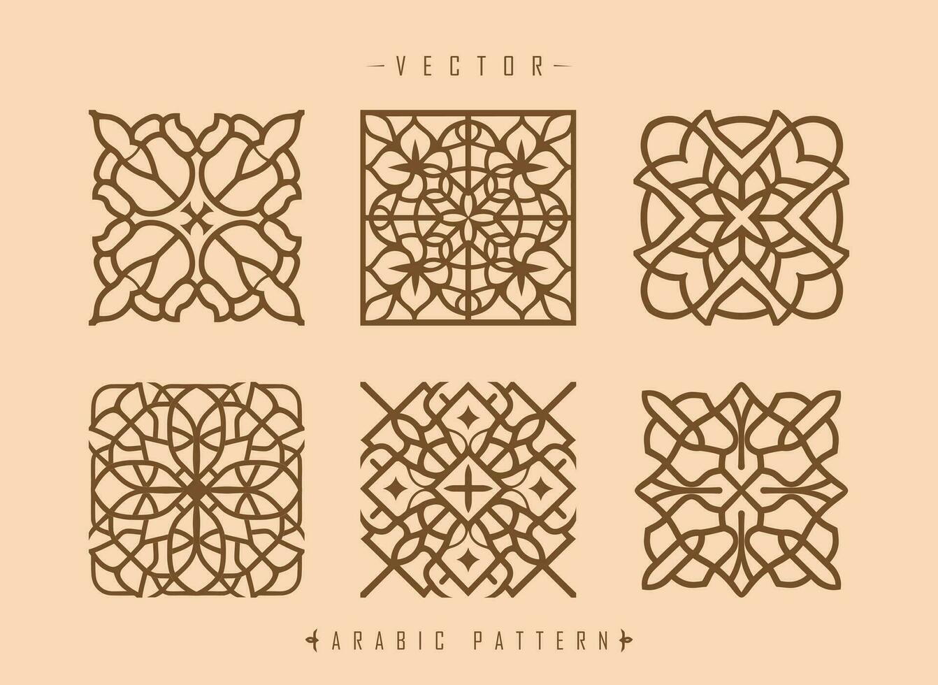 arabic pattern art middle eastern style pattern vector