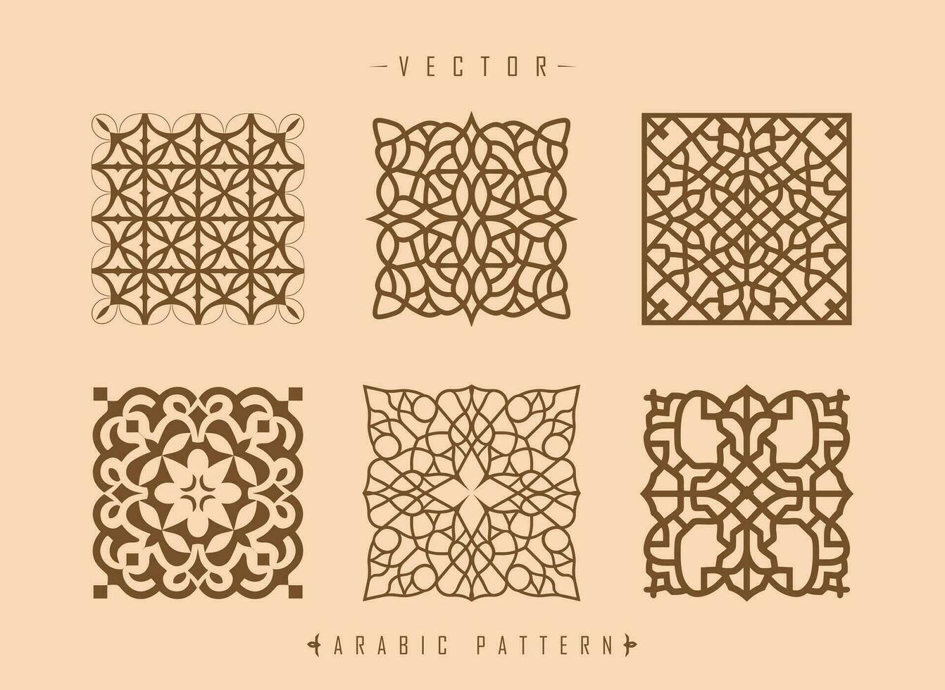 arabic pattern art middle eastern style pattern vector