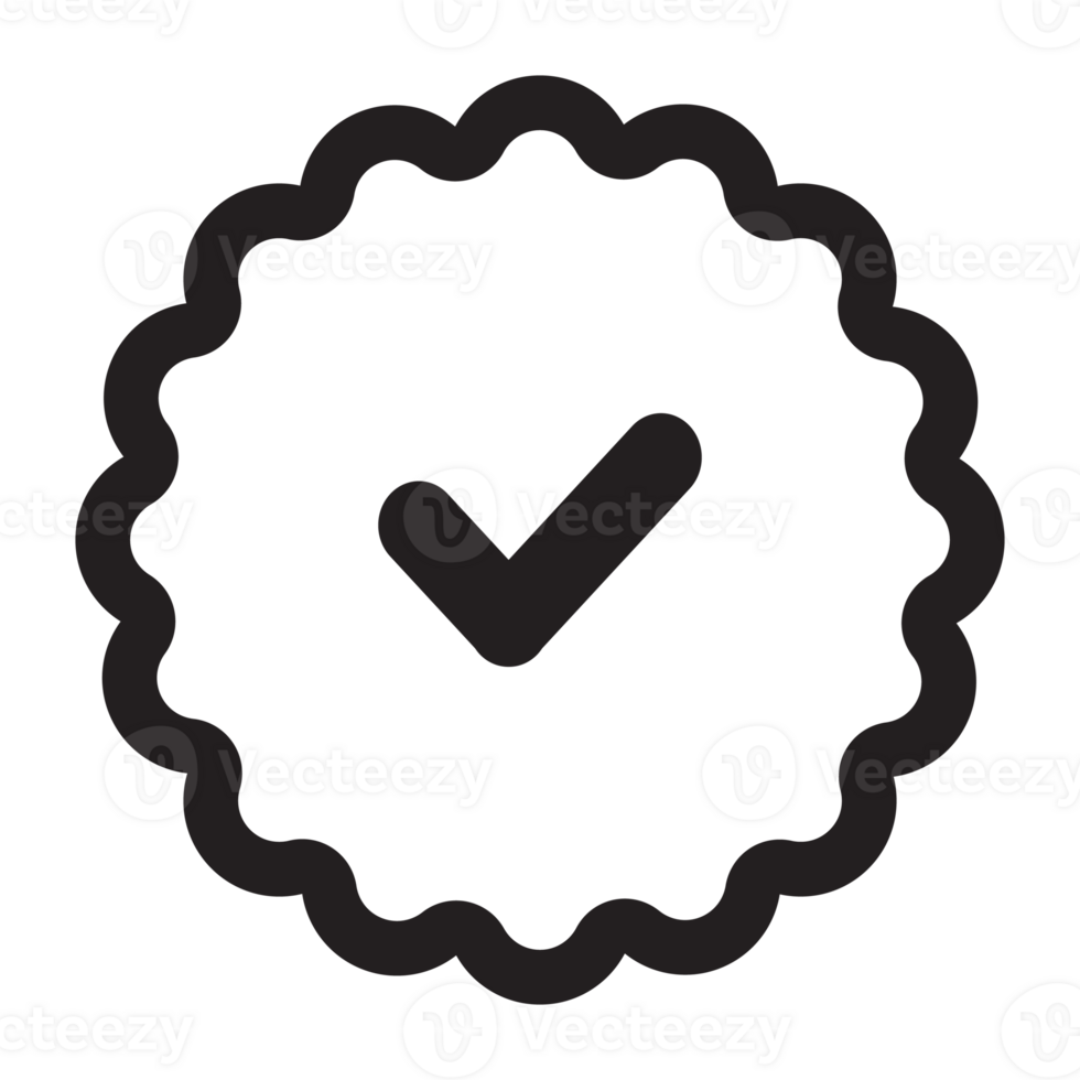 Verified Account Ecommerce Icon Outline Style png