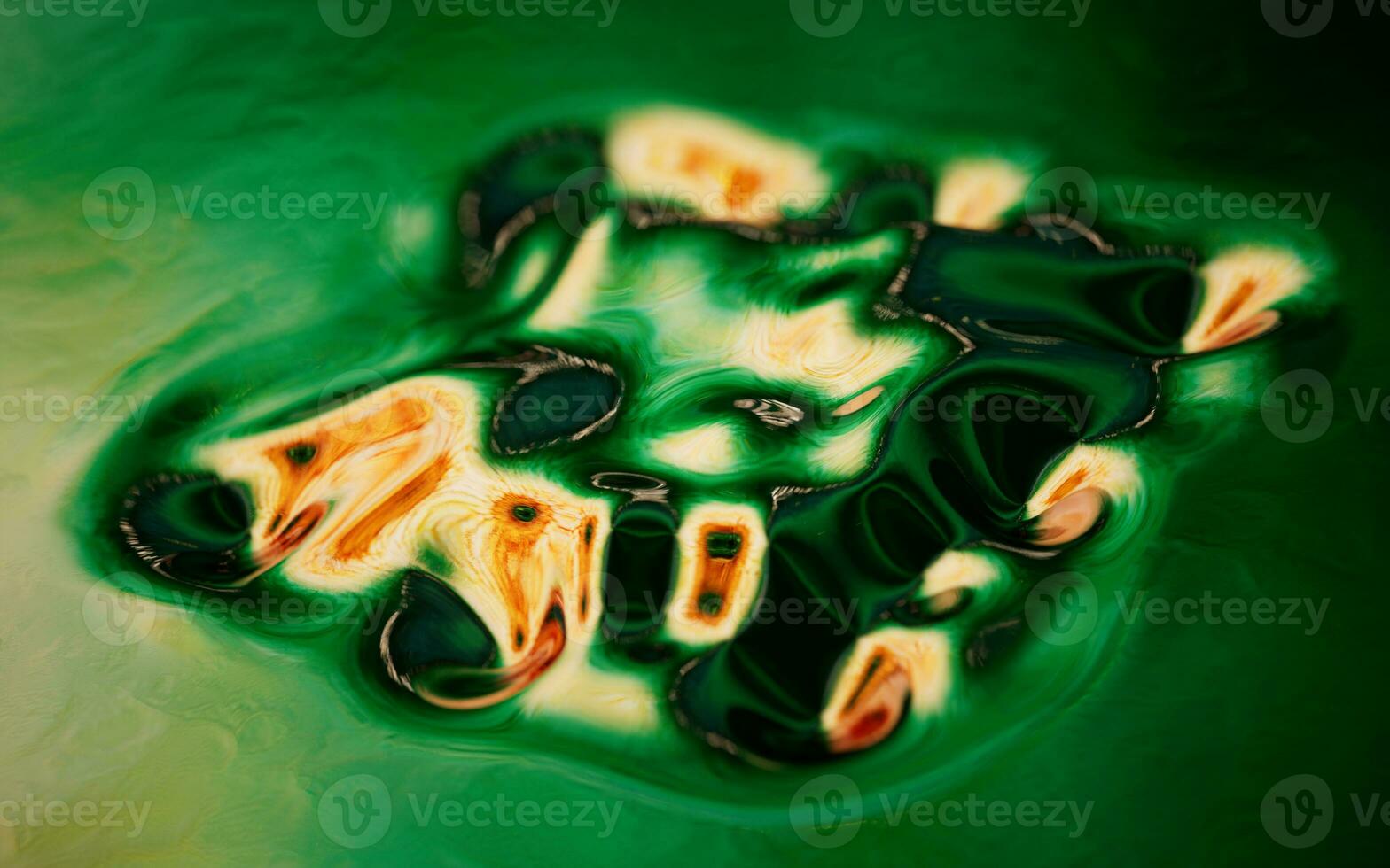Abstract flowing liquid, 3d rendering. photo