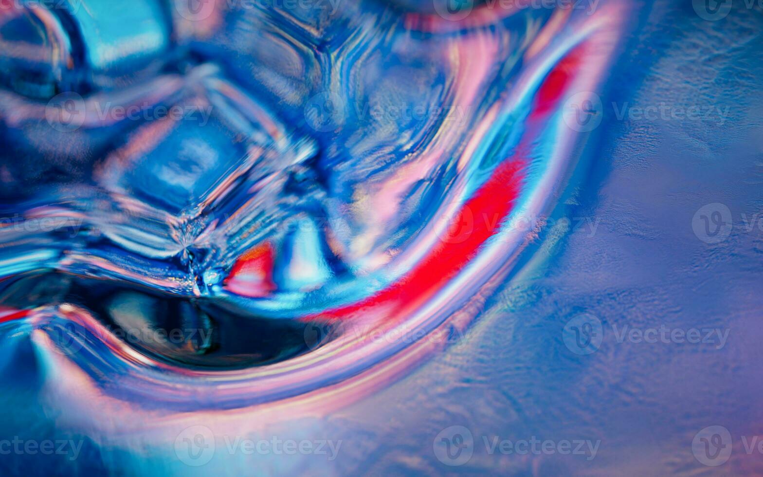 resumen fluido líquido, 3d representación. foto